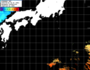 ひまわり人工衛星:黒潮域,17:59JST,1時間合成画像