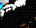 ひまわり人工衛星:黒潮域,18:59JST,1時間合成画像