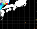ひまわり人工衛星:黒潮域,21:59JST,1時間合成画像