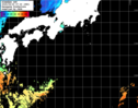 ひまわり人工衛星:黒潮域,16:59JST,1時間合成画像