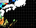 ひまわり人工衛星:黒潮域,19:59JST,1時間合成画像