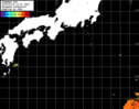ひまわり人工衛星:黒潮域,04:59JST,1時間合成画像