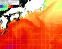 NOAA人工衛星画像:黒潮域, 1日合成画像(2025/06/22UTC)