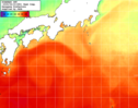 NOAA人工衛星画像:黒潮域, 1週間合成画像(2025/06/17～2025/06/23UTC)