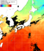 NOAA人工衛星画像:日本全域, 1日合成画像(2025/06/24UTC)