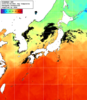 NOAA人工衛星画像:日本全域, 1日合成画像(2025/06/25UTC)