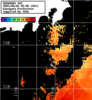 ひまわり人工衛星:神奈川県近海,18:59JST,1時間合成画像