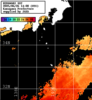 ひまわり人工衛星:神奈川県近海,23:59JST,1時間合成画像