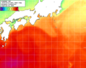 NOAA人工衛星画像:黒潮域, 1週間合成画像(2025/06/21～2025/06/27UTC)