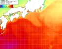 NOAA人工衛星画像:黒潮域, 1週間合成画像(2025/06/22～2025/06/28UTC)