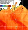 ひまわり人工衛星:神奈川県近海,23:59JST,1時間合成画像