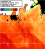 ひまわり人工衛星:神奈川県近海,11:59JST,1時間合成画像