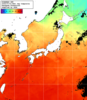 NOAA人工衛星画像:日本全域, 1日合成画像(2025/07/01UTC)