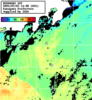 ひまわり人工衛星:神奈川県近海,23:59JST,1時間合成画像