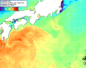 NOAA人工衛星画像:黒潮域, 1日合成画像(2025/07/03UTC)