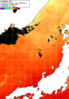 NOAA人工衛星画像:日本海, 1日合成画像(2025/07/03UTC)