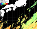 ひまわり人工衛星:黒潮域,21:59JST,1時間合成画像