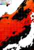 ひまわり人工衛星:日本海,19:59JST,1時間合成画像