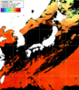 ひまわり人工衛星:日本全域,19:59JST,1時間合成画像