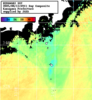 NOAA人工衛星画像:神奈川県近海, 1日合成画像(2025/08/11UTC)