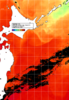 NOAA人工衛星画像:親潮域, 1日合成画像(2025/08/11UTC)