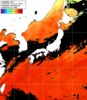 ひまわり人工衛星:日本全域,14:59JST,1時間合成画像