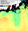 NOAA人工衛星画像:神奈川県近海, 1日合成画像(2025/08/12UTC)