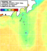NOAA人工衛星画像:神奈川県近海, 1週間合成画像(2025/08/06～2025/08/12UTC)
