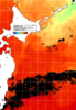 NOAA人工衛星画像:親潮域, 1日合成画像(2025/08/12UTC)