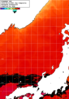 NOAA人工衛星画像:日本海, 1日合成画像(2025/08/12UTC)