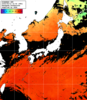 ひまわり人工衛星:日本全域,00:59JST,1時間合成画像