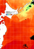 NOAA人工衛星画像:親潮域, 1日合成画像(2025/08/13UTC)
