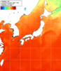 NOAA人工衛星画像:日本全域, 1週間合成画像(2025/08/08～2025/08/14UTC)