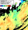 ひまわり人工衛星:神奈川県近海,23:59JST,1時間合成画像