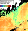 ひまわり人工衛星:神奈川県近海,22:59JST,1時間合成画像