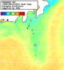 NOAA人工衛星画像:神奈川県近海, 1週間合成画像(2025/08/09～2025/08/15UTC)