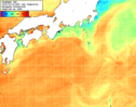 NOAA人工衛星画像:黒潮域, 1日合成画像(2025/08/15UTC)
