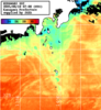 ひまわり人工衛星:神奈川県近海,16:59JST,1時間合成画像