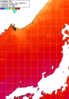 NOAA人工衛星画像:日本海, 1日合成画像(2025/08/18UTC)