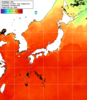 NOAA人工衛星画像:日本全域, 1日合成画像(2025/08/19UTC)