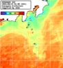 ひまわり人工衛星:神奈川県近海,10:59JST,1時間合成画像