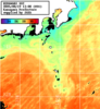 ひまわり人工衛星:神奈川県近海,22:59JST,1時間合成画像