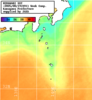 NOAA人工衛星画像:神奈川県近海, 1週間合成画像(2025/08/13～2025/08/19UTC)