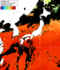 ひまわり人工衛星:日本全域,07:59JST,1時間合成画像