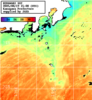 ひまわり人工衛星:神奈川県近海,00:59JST,1時間合成画像
