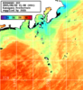 ひまわり人工衛星:神奈川県近海,00:59JST,1時間合成画像