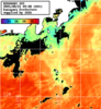 ひまわり人工衛星:神奈川県近海,18:59JST,1時間合成画像