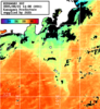 ひまわり人工衛星:神奈川県近海,23:59JST,1時間合成画像