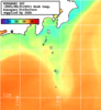 NOAA人工衛星画像:神奈川県近海, 1週間合成画像(2025/08/15～2025/08/21UTC)