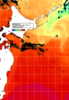 NOAA人工衛星画像:親潮域, 1日合成画像(2025/08/22UTC)
